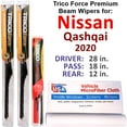 thumbnail image 1 of 2020 Nissan Qashqai Performance Beam Wipers (Set of 3) w/Rear Wiper, 1 of 4