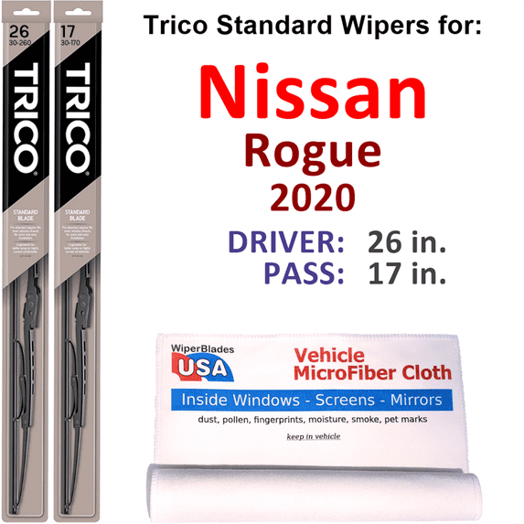 2020 Nissan Rogue Wiper Blades (Set of 2)