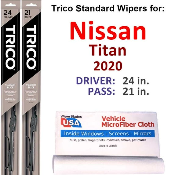 2020 Nissan Titan Wiper Blades (Set of 2)