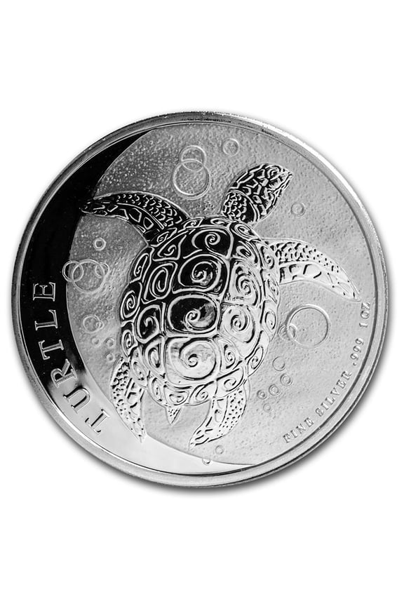 2020 Niue 1 oz Silver $2 Hawksbill Turtle BU