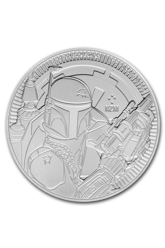 2020 Niue 1 oz Silver $2 Star Wars: Boba Fett BU
