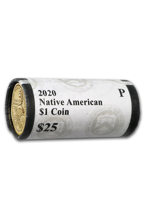 2020-P Native Amer $1 - Peratrovic Anti-Discrimination ($25 Roll)
