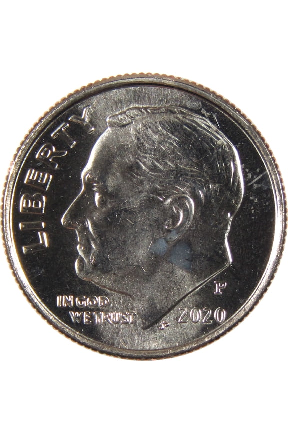 2020 P Roosevelt Dime Uncirculated Clad 10c Coin