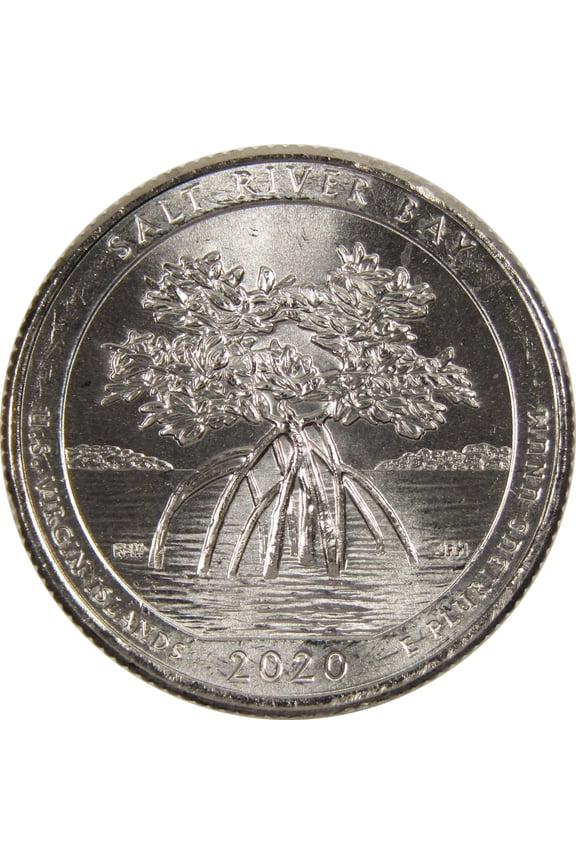 2020 P Salt River Bay National Park Quarter BU Uncirculated Clad Coin