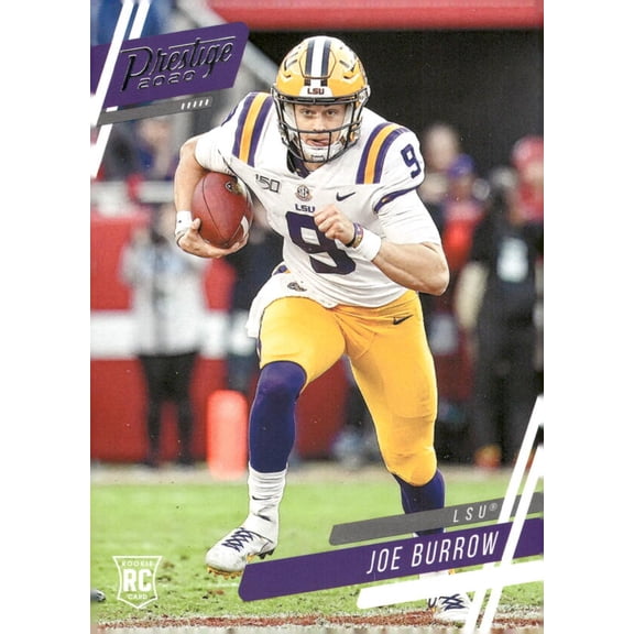 2020 PANINI CHRONICLES DRAFT PICKS PRESTIGE DRAFT PICKS #3 JOE BURROW LSU TIGERS - CINCINNATI BENGALS