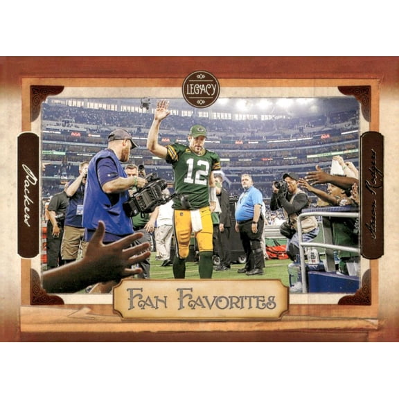 2020 PANINI LEGACY FAN FAVORITES #10 AARON RODGERS GREEN BAY PACKERS