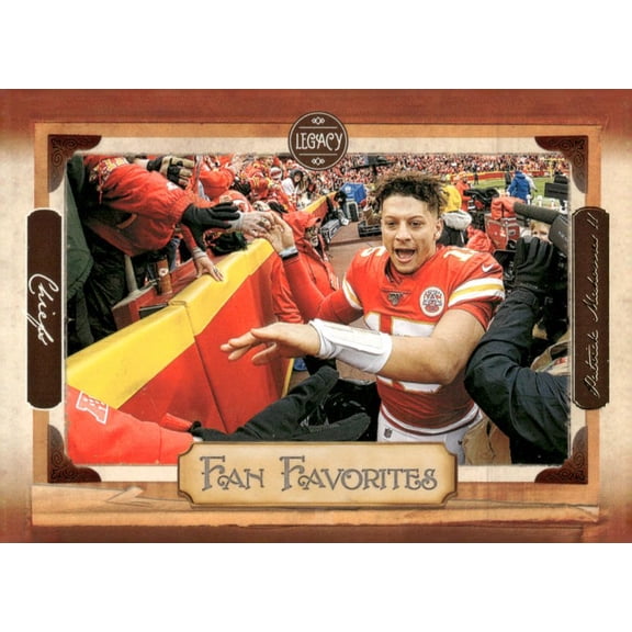 2020 PANINI LEGACY FAN FAVORITES #4 PATRICK MAHOMES II KANSAS CITY CHIEFS