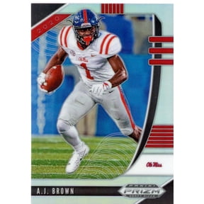 2020 PANINI PRIZM DRAFT PICKS PRIZMS SILVER #1 A.J. BROWN OLE MISS REBELS