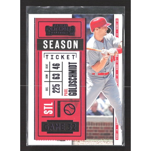 2020 Panini Contenders Baseball Paul Goldschmidt #70 Season Ticket