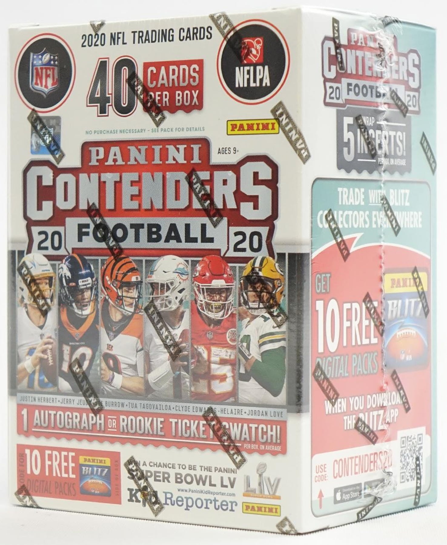 2020 Panini Contenders Football Blaster Box