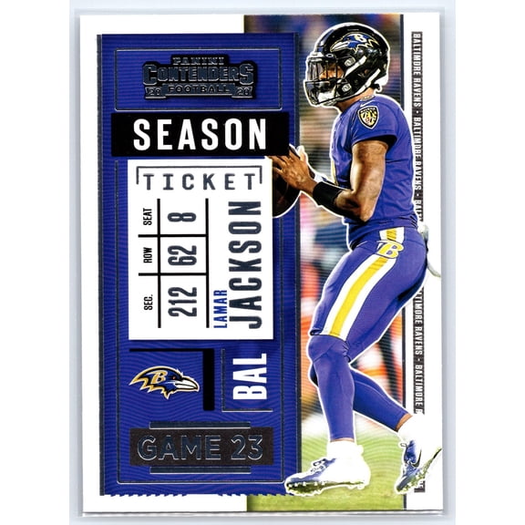2020 Panini Contenders Lamar Jackson #93