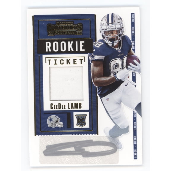 2020 Panini Contenders Rookie Ticket CeeDee Lamb #RSV-CDL Autograph RC