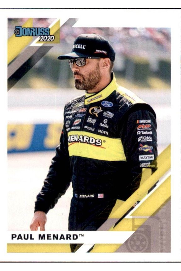 2020 Panini Donruss Base #48 Paul Menard Wood Brothers Racing Racing Card