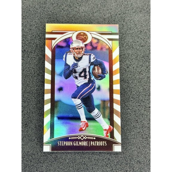 2020 Panini Legacy Stephon Gilmore #3 Premium Edition Mini Bronze SN