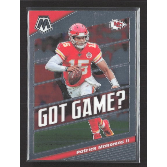 2020 Panini Mosaic Got Game? GG16 Patrick Mahomes II Kansas City Chiefs Football Card