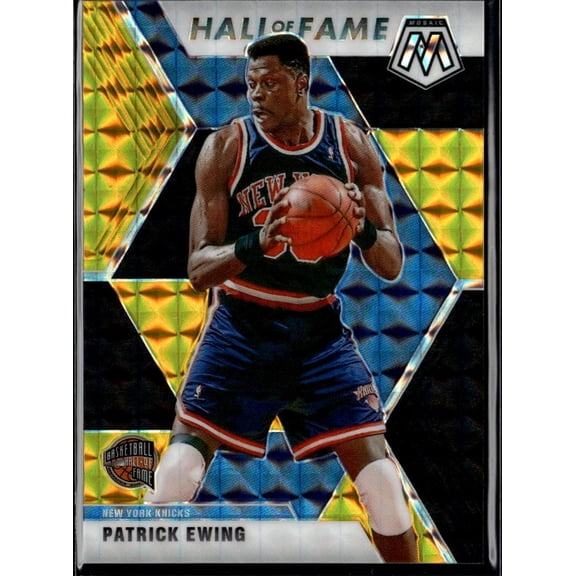 2020 Panini Mosaic Prizm Gold #285 Patrick Ewing 1/8 NBA Basketball Card