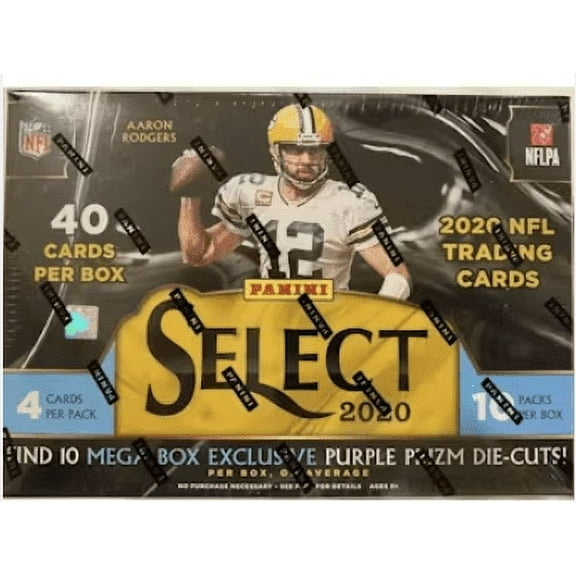 2020 Panini NFL Select Football Mega Box (Purple Prizm Die-Cuts!)