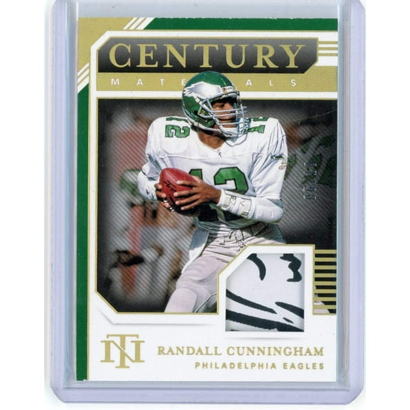 2020 Panini National Treasures Century Materials Randall Cunningham #CM-RC Relic /10 Football Card