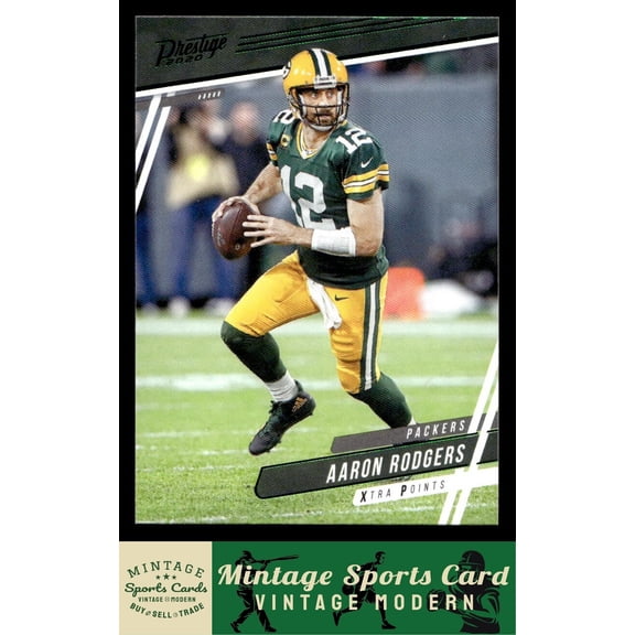 2020 Panini Prestige Aaron Rodgers Green Bay Packers #124 Football Trading Card