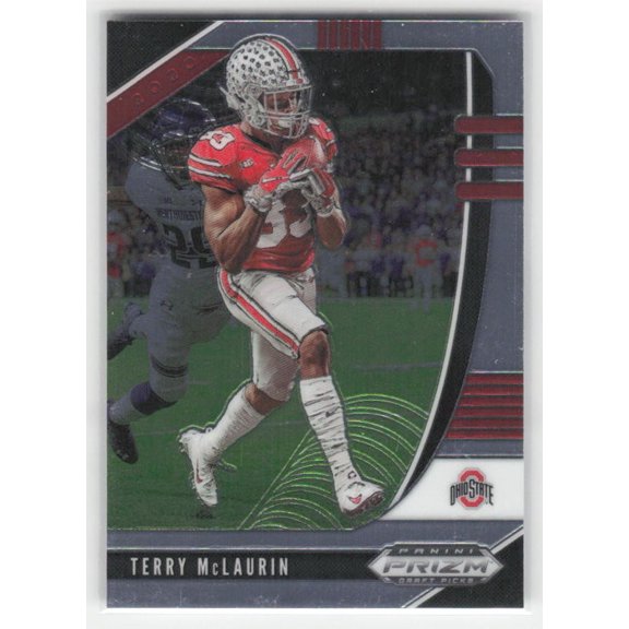 2020 Panini Prizm Draft Picks Terry McLaurin #93 SCARY TERRY AS A BUCKEYE!!