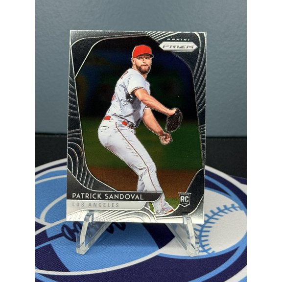 2020 Panini Prizm Patrick Sandoval #26 RC Los Angeles Angels Baseball Card
