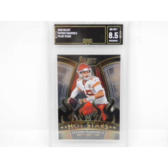 2020 Panini Select Hot Stars #HS3 Patrick Mahomes II Kansas City Chiefs GMA 8.5