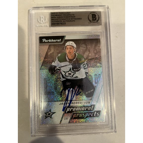2020 Parkhurst Prominent Prospects Jason Robertson #PP4 Rookie BGS 10 BAS