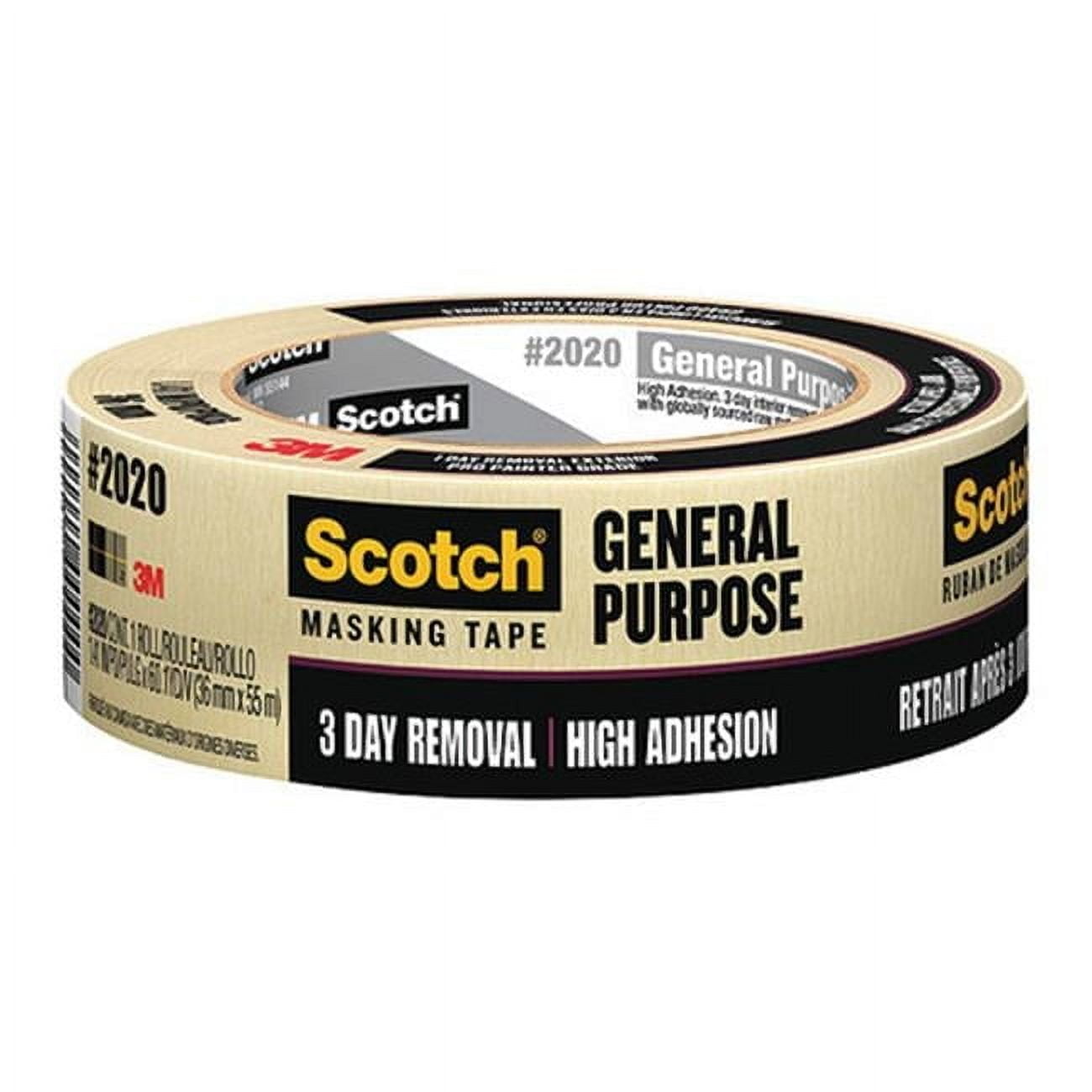 2020 Plus -24AP 0.94 in. x 60 yards Heavy Duty Masking Tape, Orange