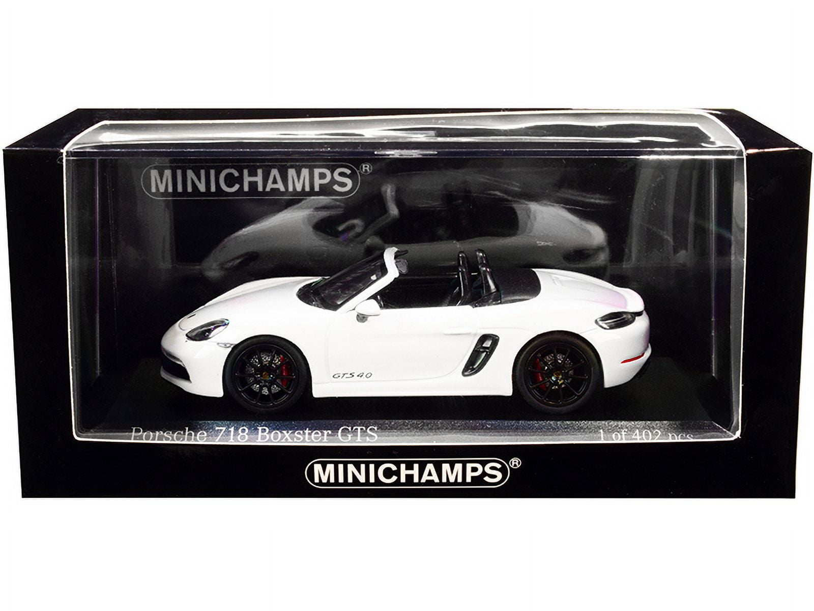 MINICHAMPS 718 ボクスター GTS 1/43 ホワイト 2020 Porsche 718 Cayman GTS 4.0 (982) Boxster White Limited