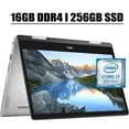 thumbnail image 1 of 2020 Premium Dell Inspiron 14 5000 5482 2 in 1 Laptop Computer I 14'' Full HD IPS Touchscreen I Intel Quad-Core i7-8565U I 16GB DDR4 256GB SSD I MaxxAudio Backlit&nbsp;KB Webcam WIFI HDMI USB-C Win 10, 1 of 11