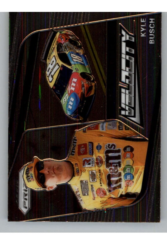 2020 Prizm Racing #78 Kyle Busch M&M's | Joe Gibbs Racing | Toyota Velocity Official NASCAR Trading Card by Panini America