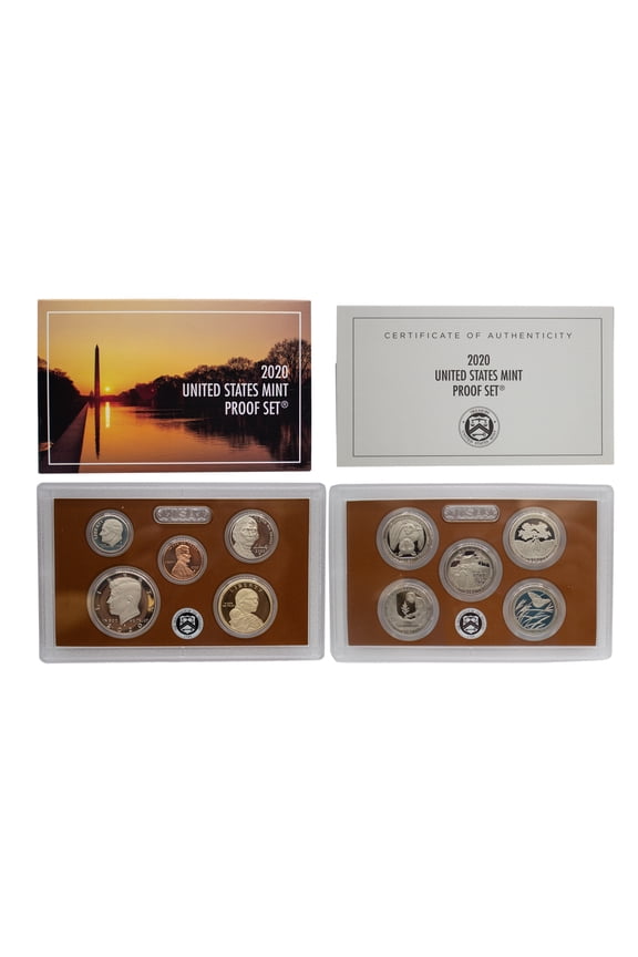 2020 Proof Set - U.S. Mint 10-Coin Clad Set - Collectible OGP Set - No Extra W Nickel
