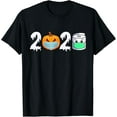2020 Pumpkin In Mask Toilet Paper Halloween Quarantine TShirt