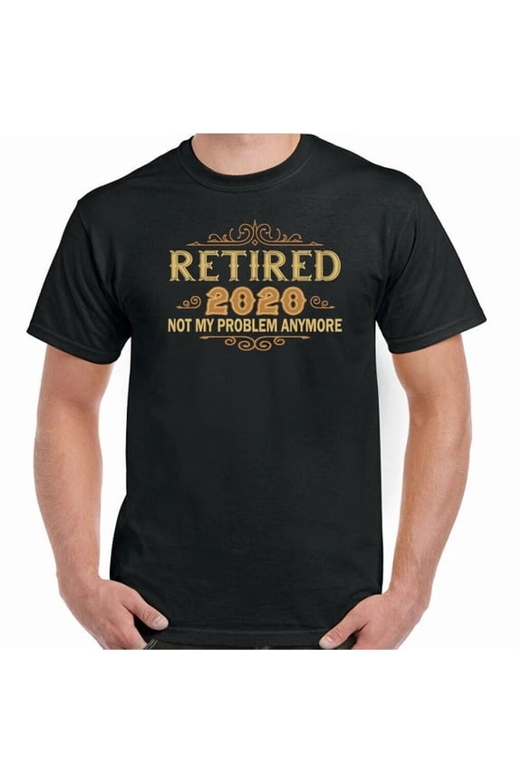 2020 Retirement T-Shirt, Retired Mens Womens Pensioner 65Th 68Th Birthday Oap Top