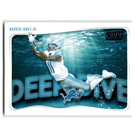 2020 Score Deep Dive #DD-MJ Marvin Jones Jr. Detroit Lions Football Card Detroit Lions NFL FOOTBALL Trading Card