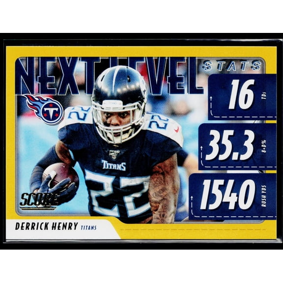 2020 Score Derrick Henry #NLS-DH Next Level Stats Gold