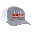 thumbnail image 1 of 2020 Senior Quarantined Unisex Adult Trucker Hat, Heather Grey/White, 1 of 4
