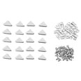 thumbnail image 1 of 2020 Series Aluminum Profile Connector Set, 20pcs Corner Bracket,40pcs M5 x 10mm T-sl xc5418, 1 of 6