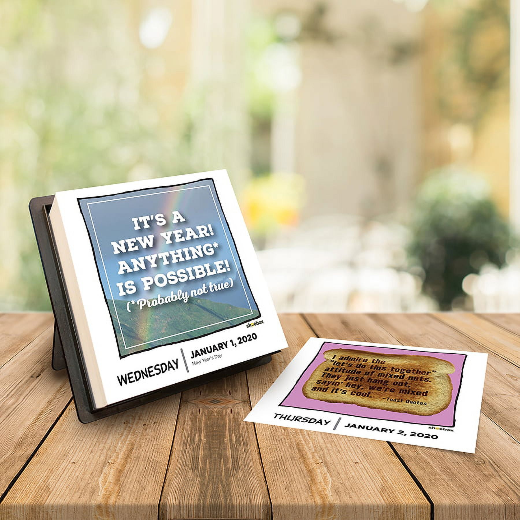 2020 Shoebox Daily Desktop Calendar