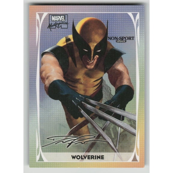 2020 SkyBox Marvel Masterpieces Promo Wolverine Dave Palumbo NSU English Card