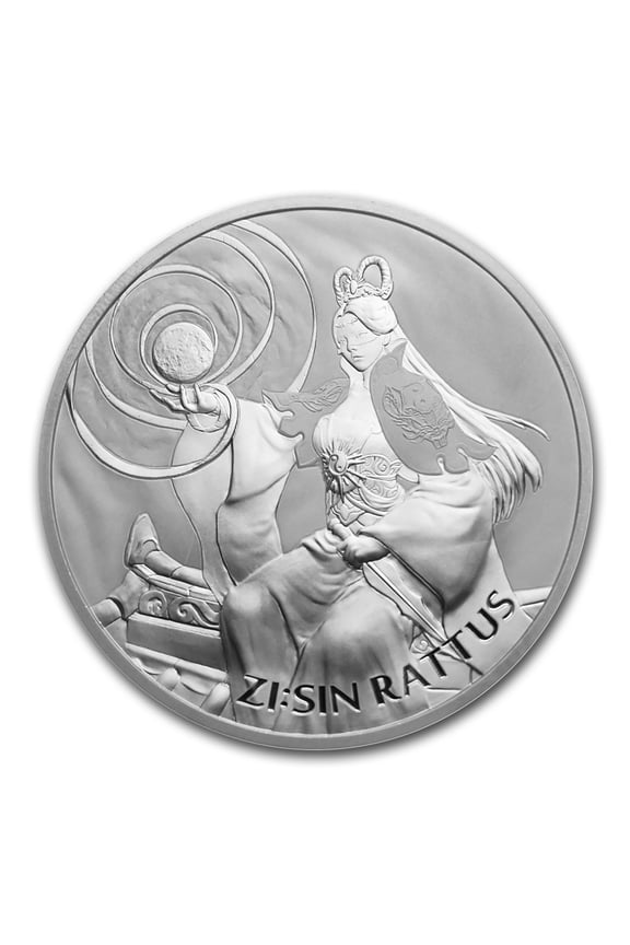 2020 South Korea 1 oz Silver ZI:SIN Rattus BU