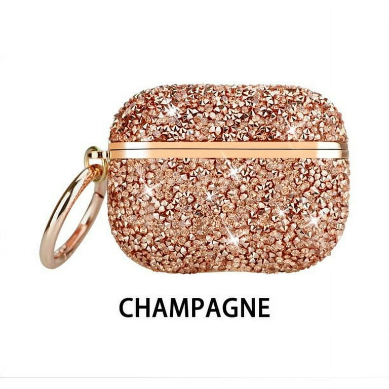 2020 Sparkly Diamond AirPods Pro Case with Keychain, Shockproof