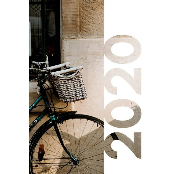 2020: Stocking stuffers for bike riders Stylish Planner Calendar Organizer Daily Weekly Monthly Student Diary for research o