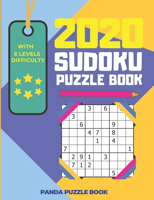 2020 Sudoku Puzzle Book With 6 Levels Difficulty: Jumbo Sudoku Books For Adults, (Paperback)