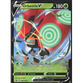 2020 Sword & Shield Orbeetle V Holo Black Star Promo RA #SWSH078