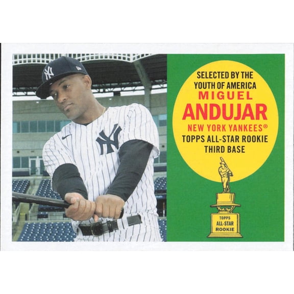 2020 TOPPS ARCHIVES 1960 ALL-STAR ROOKIES #60AR-MA MIGUEL ANDUJAR NEW YORK YANKEES