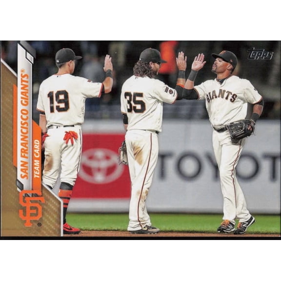 2020 TOPPS GOLD #405 SAN FRANCISCO GIANTS /2020 SAN FRANCISCO GIANTS