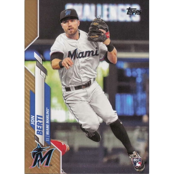 2020 TOPPS GOLD #693 JON BERTI RC /2020 MIAMI MARLINS