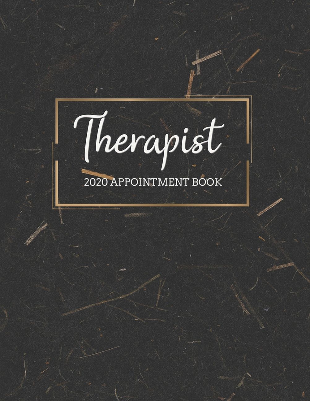 2020 Therapist Appointment Book Planner Hourly Dated Organizer in 15