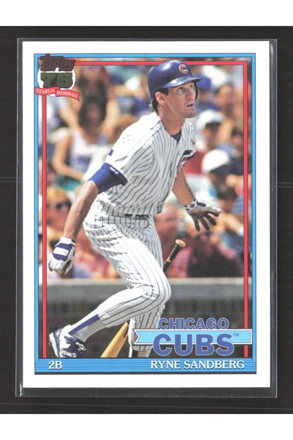 2020 Topps 75 Years Of Baseball Ryne Sandberg Chicago Cubs #T91-25 Baseball Card